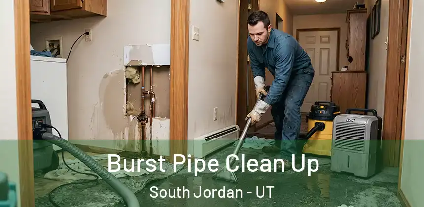 Burst Pipe Clean Up South Jordan - UT