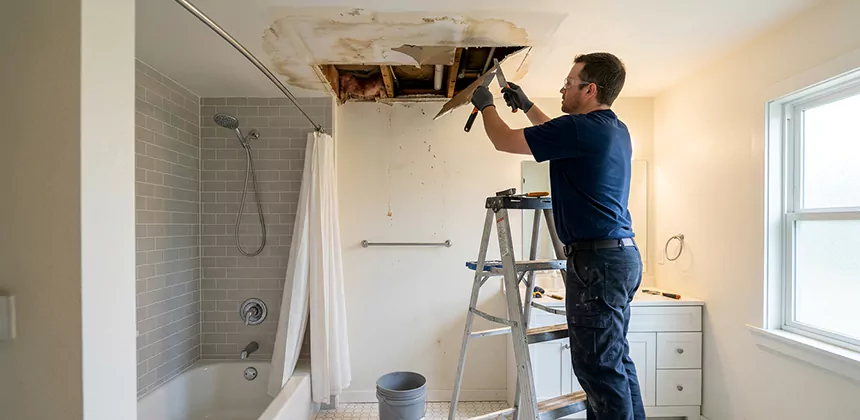 Bathroom Leak Ceiling Repair in South Jordan