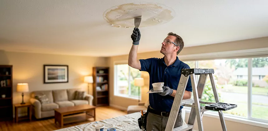 Ceiling Water Stain Repair in South Jordan